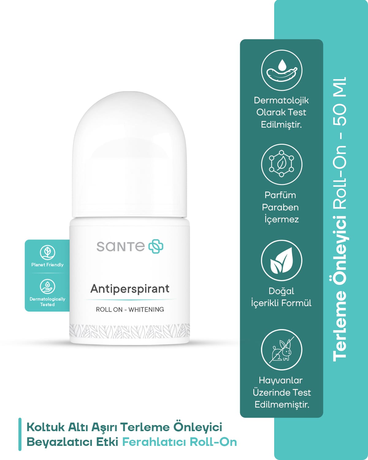 Sante Plus Terleme Önleyici Roll-On 50 Ml (1) Sante Plus Terleme Önleyici Roll-On 50 Ml (1)