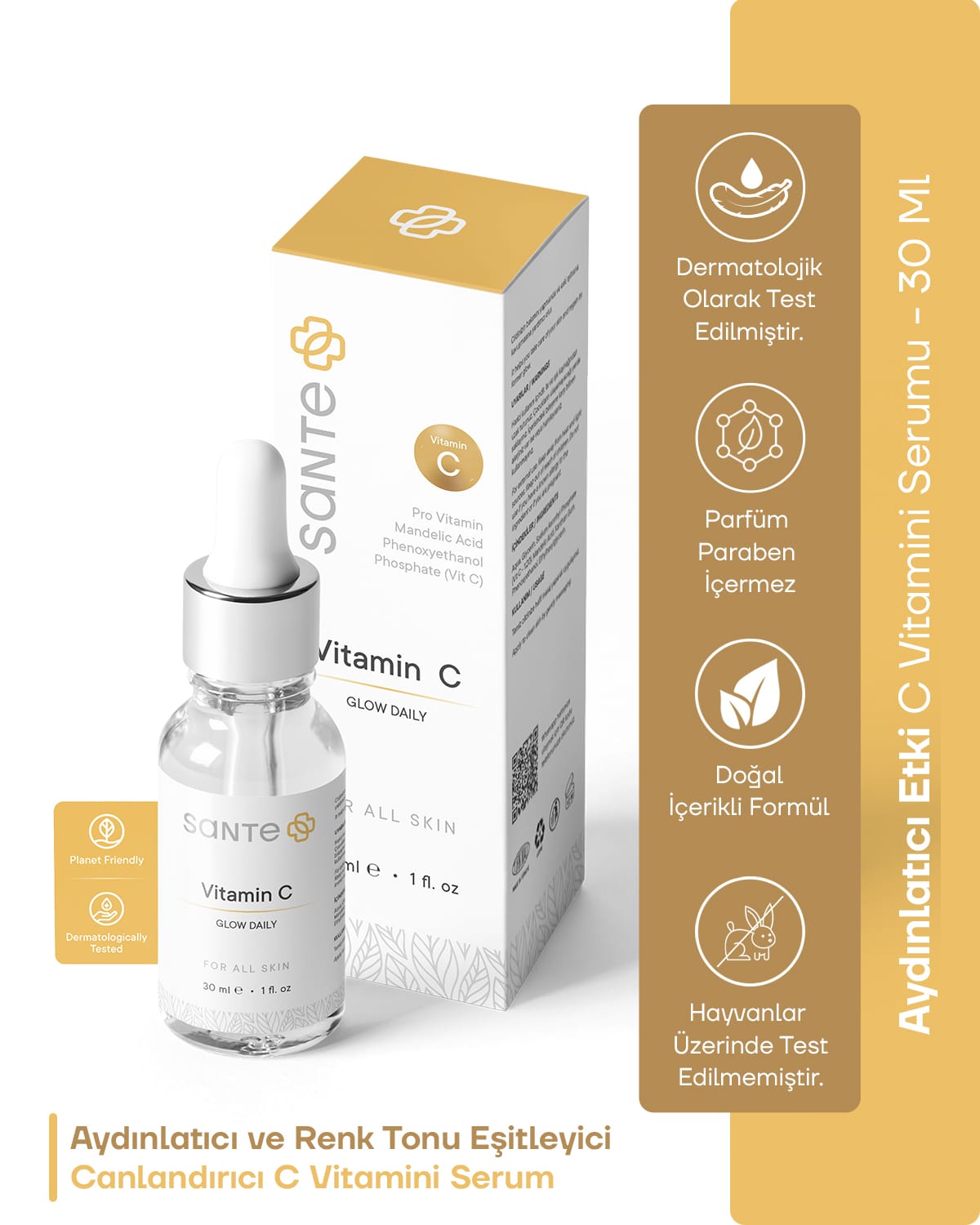 Sante Plus C Vitamini Cilt Bakım Serumu 30 Ml (1) Sante Plus C Vitamini Cilt Bakım Serumu 30 Ml (1)
