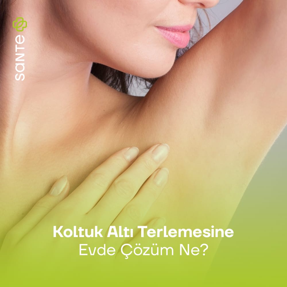 Koltuk Altı Terlemesine Evde Çözüm Ne