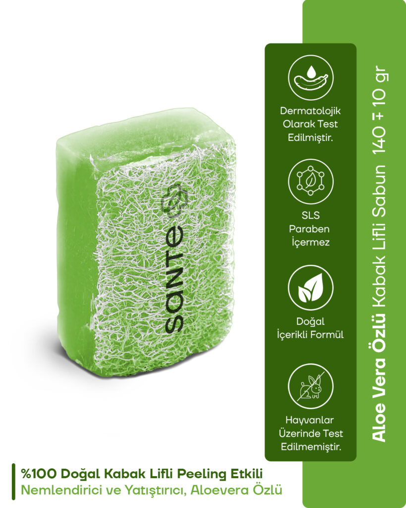 Sante Plus Kabak Lifli Aloe Vera Özlü Sabun 140+-10 GR