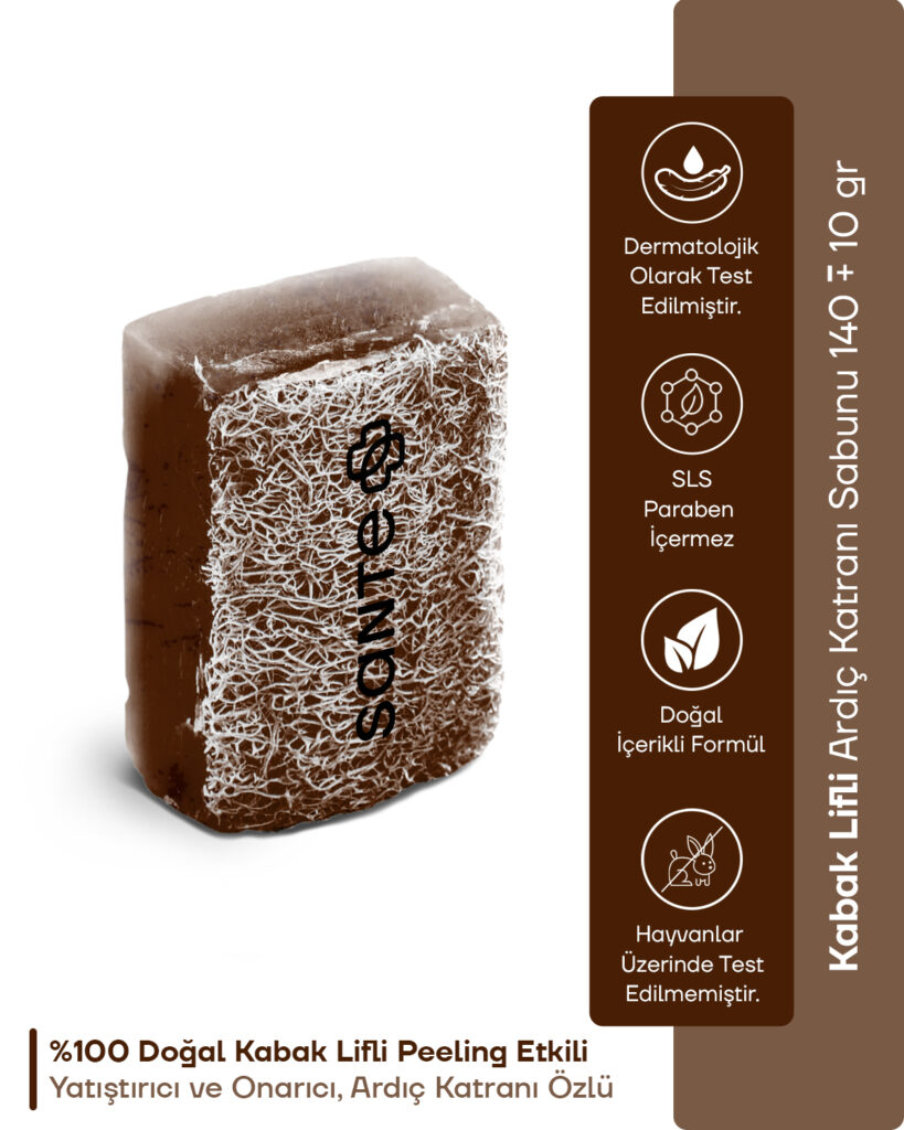 Sante Plus Kabak Lifli Ardıç Katranı Sabunu 140+-10 GR