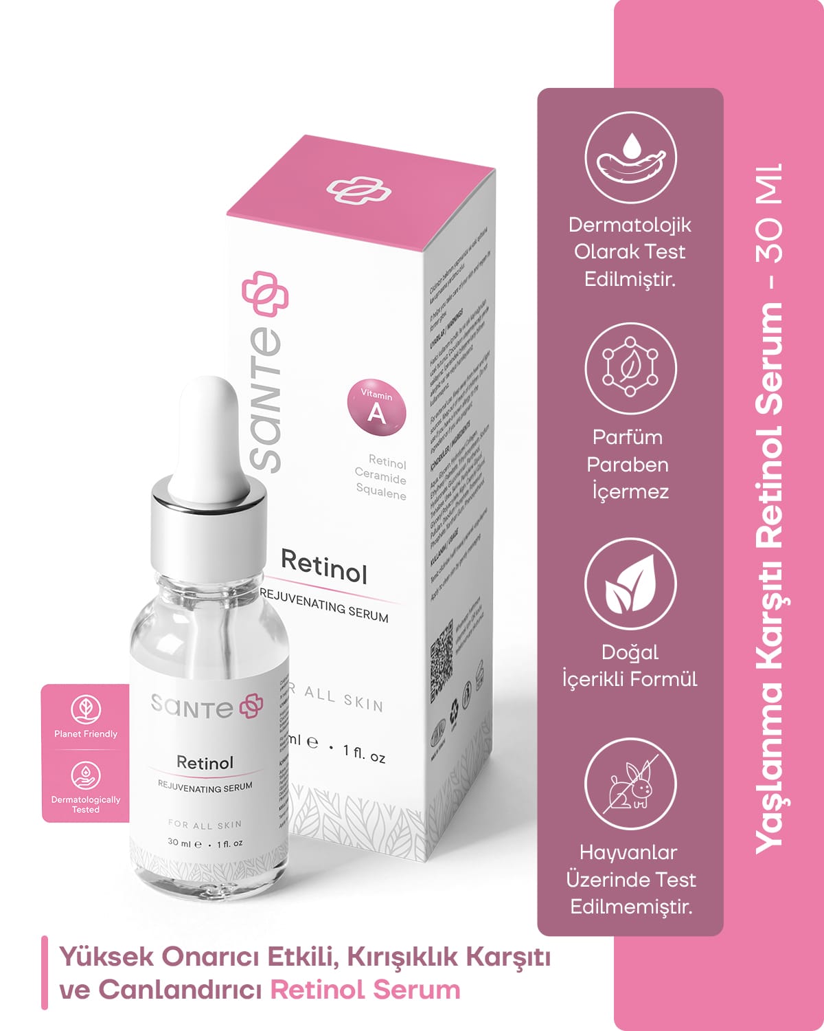 Sante Plus Yaşlanma Karşıtı Retinol Gece Serumu 30 Ml (1) Sante Plus Yaşlanma Karşıtı Retinol Gece Serumu 30 Ml (1)