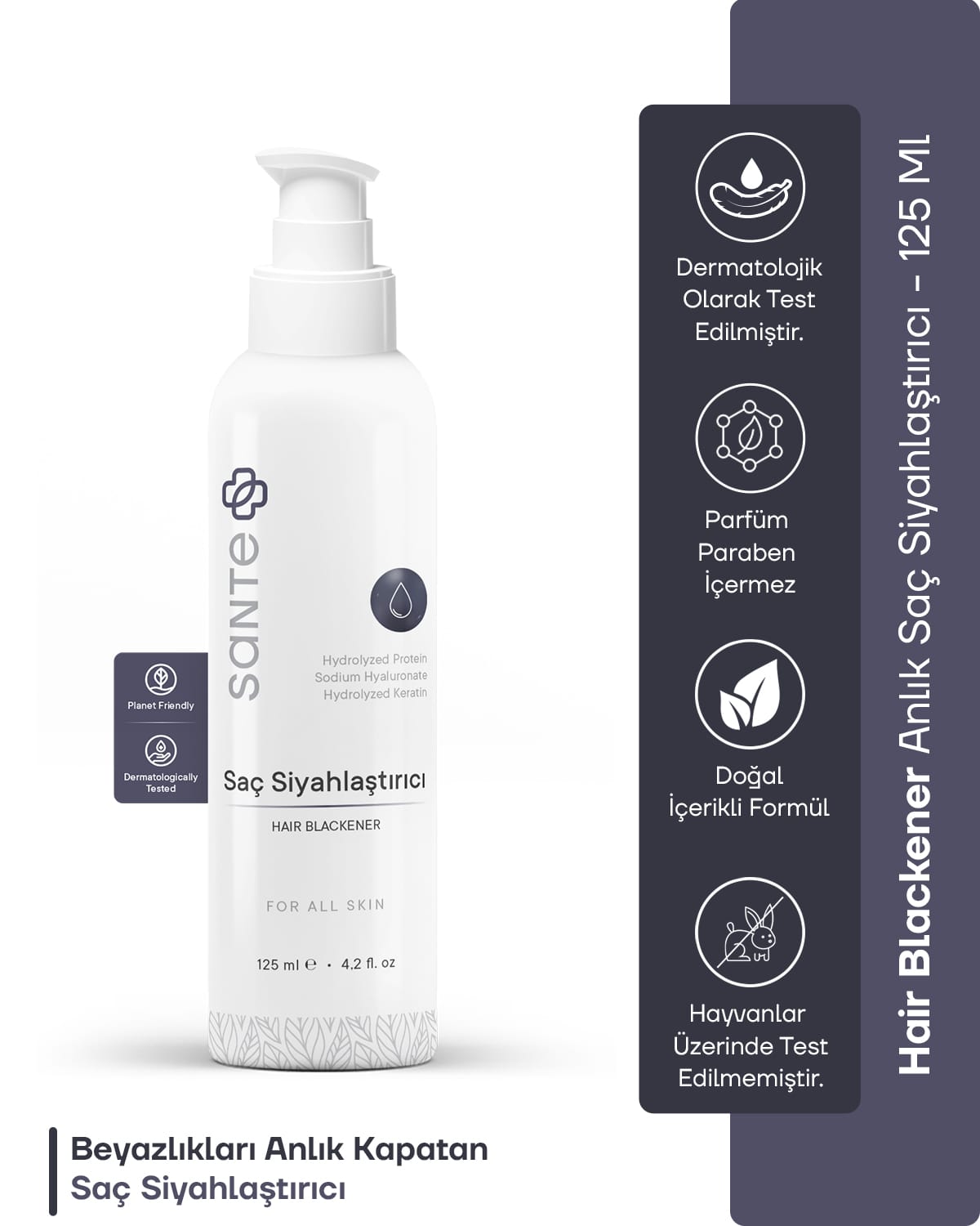 Sante Plus Saç Siyahlaştırıcı 125 Ml (1) Sante Plus Saç Siyahlaştırıcı 125 Ml (1)