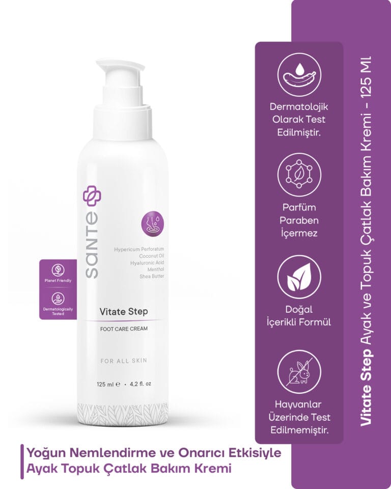 Sante Plus Ayak ve Topuk Çatlak Kremi 125 Ml (1)
