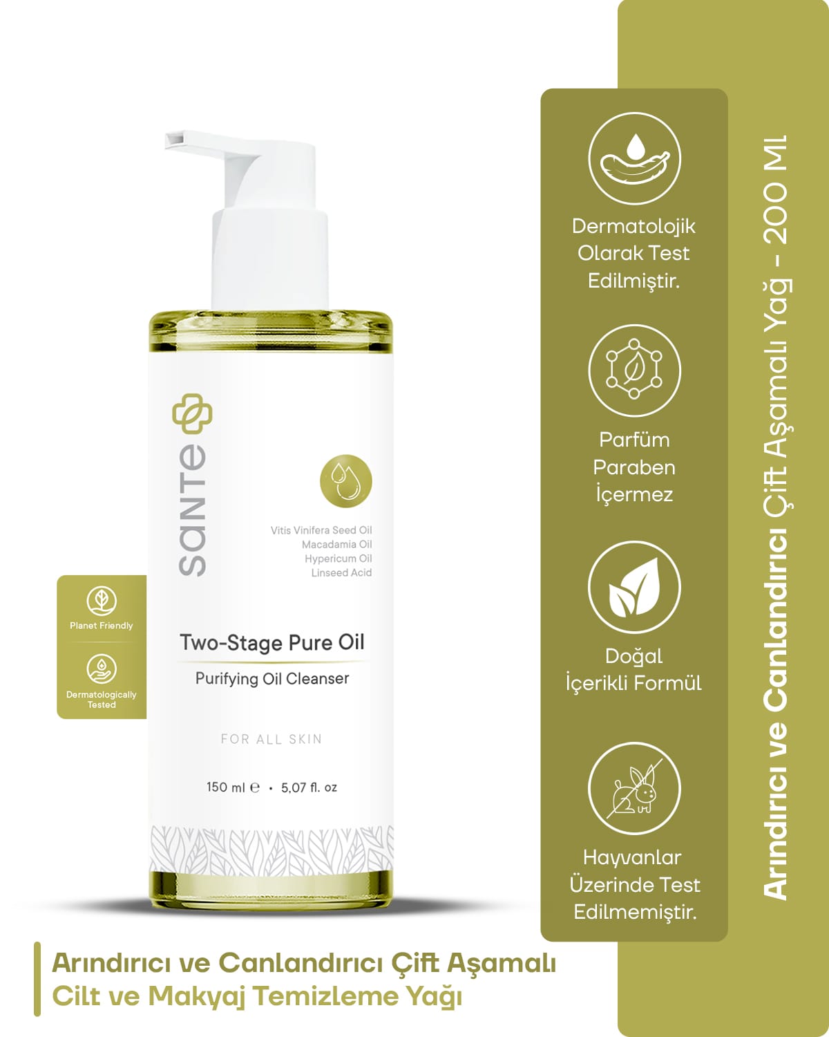 Sante Plus Cilt-Makyaj Temizleme Yağı 150 Ml (1) Sante Plus Cilt-Makyaj Temizleme Yağı 150 Ml (1)